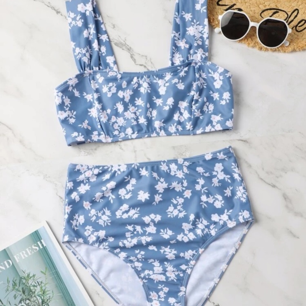 NWT Ditzy Floral High Waist Bikini | Just Add YOU!